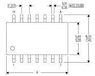 C-MOS(SOP) UPD74HC03G