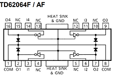 ȥ󥸥쥤 TD62064AF